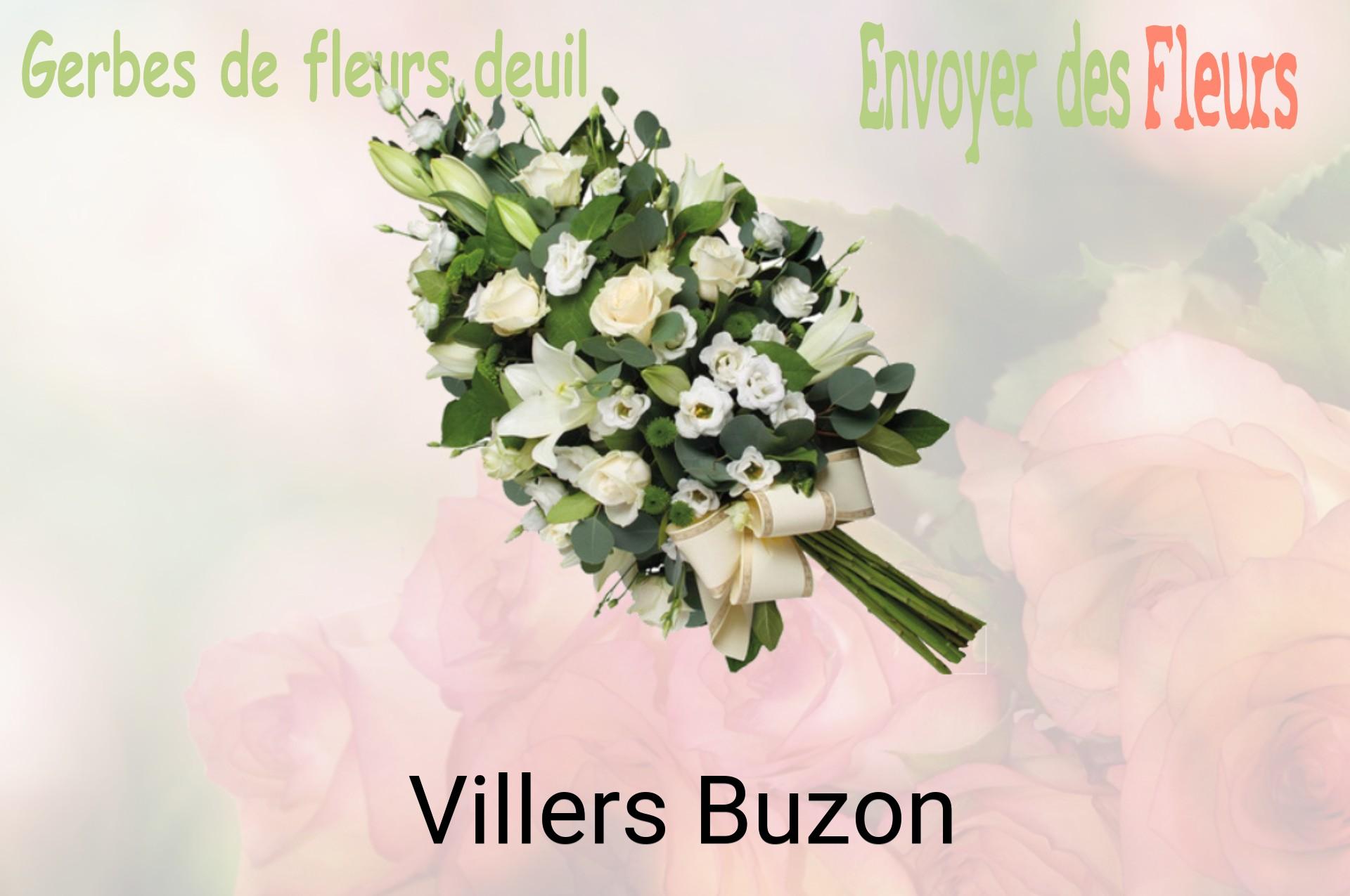Gerbe de fleurs de deuil livrée à Villers-Buzon